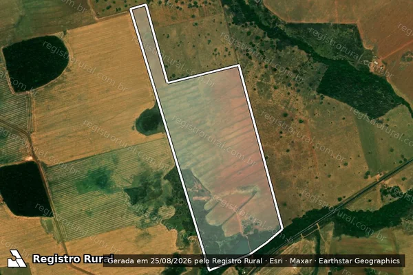 Imagem de satélite de Fazenda Mansão de Deus em Porto Alegre do Norte - MT