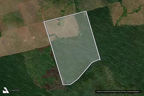 Imagem de satélite de FAZENDA MORRINHOS - 001 em São Félix do Xingu - PA