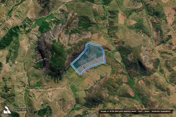 Imagem de satélite de FAZENDA SANTA CLARA - FAZENDA SANTA CLARA em Galiléia - MG