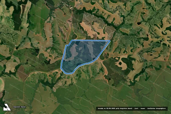 Imagem de satélite de Fazenda da Limeira - PARTE 1 em Fortaleza dos Valos - RS
