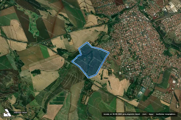Imagem de satélite de FAZENDA SANTA CORNELIA -LOTE-01 - Parte 1 em Cambará - PR