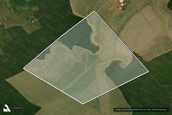 Imagem de satélite de Fazenda Pontes - Parcela 1 em Governador Luiz Rocha - MA