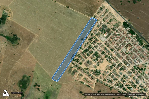 Imagem de satélite de Fazenda Serrana - Parcela 05 em Nanuque - MG