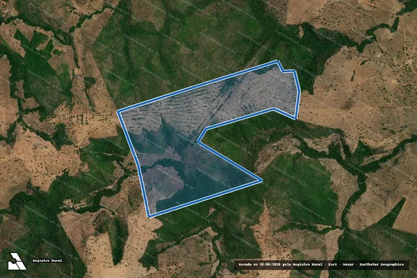 Imagem de satélite de Fazenda Galdino em Paraíso do Tocantins - TO