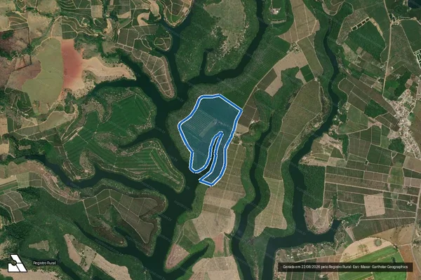 Imagem de satélite de Fazenda Nina - PARCELA 01 em Linhares - ES