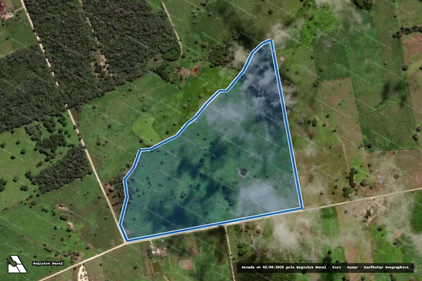 Imagem de satélite de Projeto de Assentamento Taquaral - Lote 210 em Corumbá - MS
