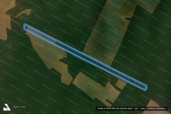 Imagem de satélite de Fazenda Santa Maria X em Sinop - MT