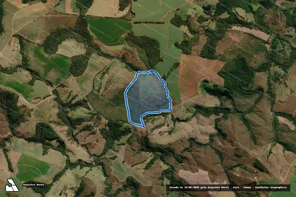 Imagem de satélite de FAZENDA BOA VISTA - 001 em Ibiá - MG