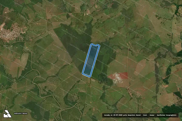 Imagem de satélite de Fazenda Bela Vista - Parte 1 em Rio Branco - MT