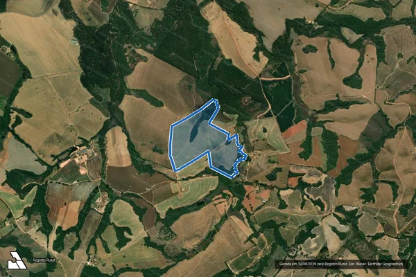 Imagem de satélite de FAZENDA LAGOA - Parte 1 em Três Corações - MG