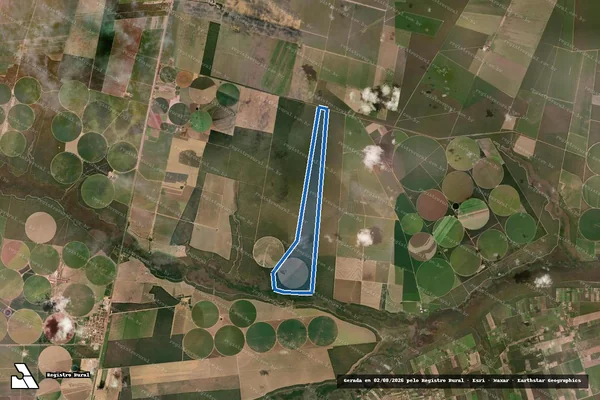 Imagem de satélite de Fazenda Cajazeiras em Luís Eduardo Magalhães - BA