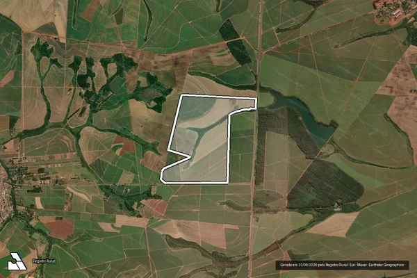 Imagem de satélite de Fazenda São Domingos - Fazenda São Domingos ? Gleba ?A? em Santa Ernestina - SP