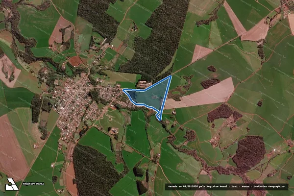 Imagem de satélite de Lotes Nossa Senhora Aparecida III - LOTE 11D em Braga - RS