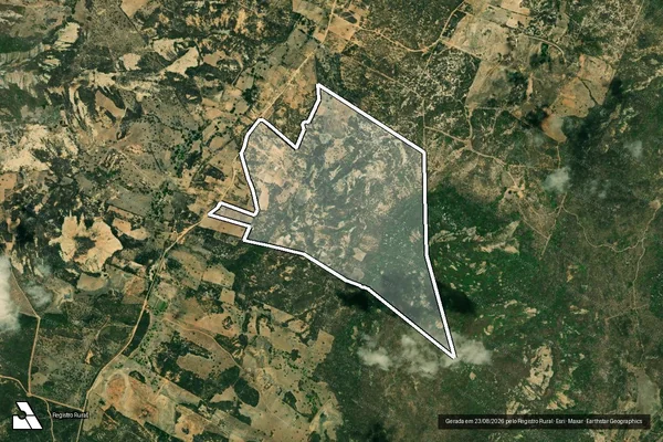 Imagem de satélite de Quilombola Jatobá - Parte 2 em Patu - RN