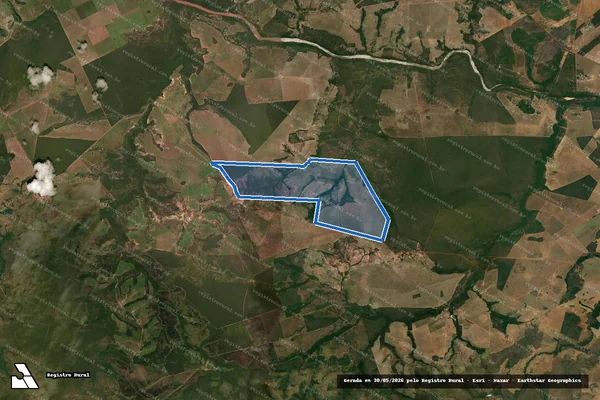 Imagem de satélite de FAZENDA SANTA MARIA - Parte 1 em Pontal do Araguaia - MT