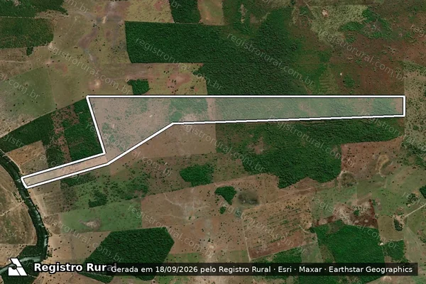 Imagem de satélite de LOTE 24 LOTEAMENTO PANTANAL DE CIMA / Parte 1