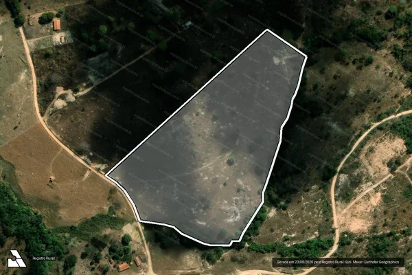 Imagem de satélite de JOAZEIROS, FAZENDA DOS CHAGAS - 10 em Taquaraçu de Minas - MG