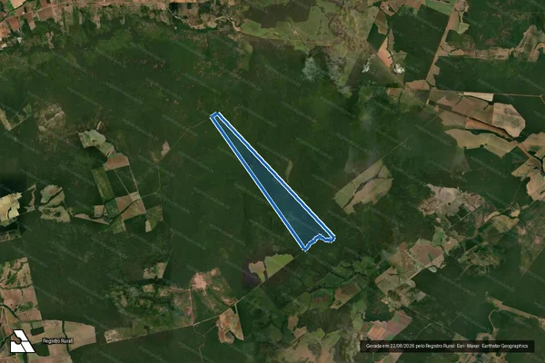 Imagem de satélite de FAZENDA SANTA CICÍLIA - FAZENDA SANTA CICÍLIA em Marcelândia - MT