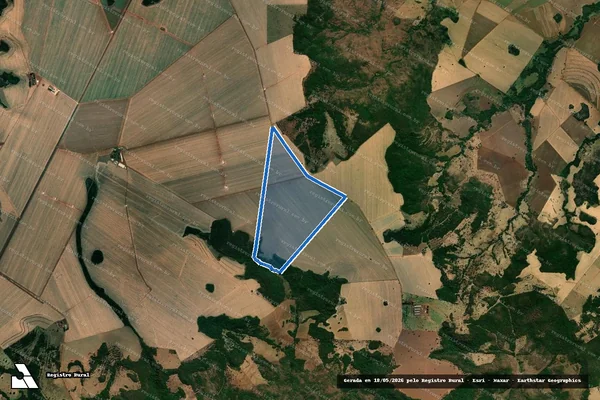 Imagem de satélite de FAZENDA PARAÍSO - Parte 01 em Rio Verde - GO