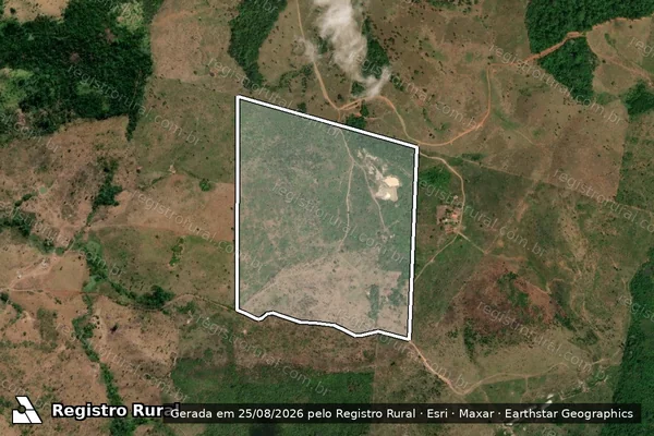 Imagem de satélite de FAZENDA NOSSA SENHORA APARECIDA  - Parte 2 em São Félix do Xingu - PA