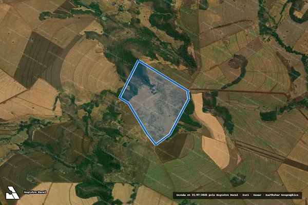 Imagem de satélite de FAZENDA SALINAS - 001 em Panamá - GO