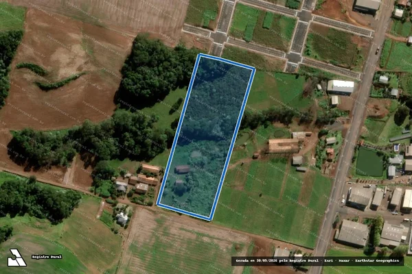 Imagem de satélite de CHÁCARA RURAL Nº 76 - Parcela 1 em Bom Jesus do Oeste - SC