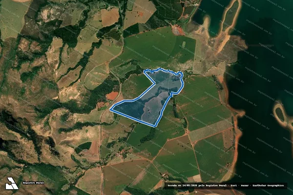Imagem de satélite de Fazenda Tres Barras - Parte 1 em Pimenta - MG