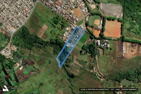 Imagem de satélite de Sítio Jundiaí - Sítio Jundiaí em Mogi das Cruzes - SP