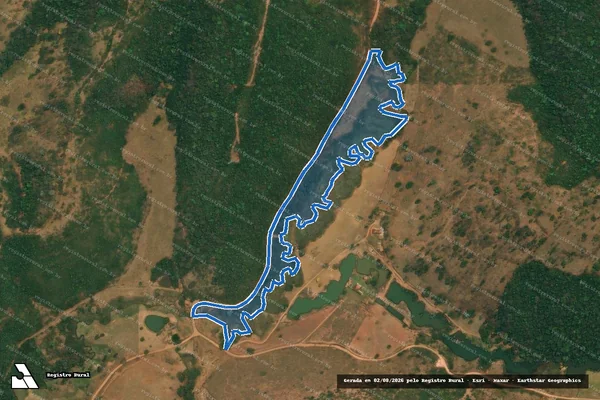 Imagem de satélite de Fazenda Retiro da Barreira - PARCELA 02 em Guanhães - MG