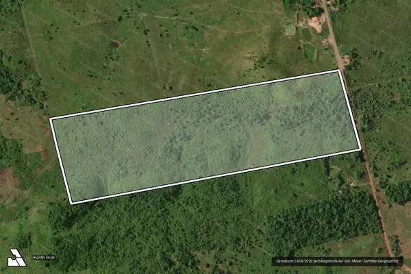 Imagem de satélite de SITIO OLIVEIRA - P.A. BRAÇO GRANDE / LAGO AZUL
