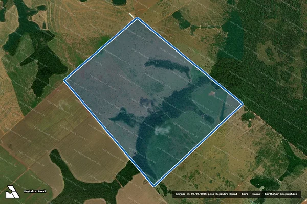Imagem de satélite de Fazenda Paloma - Área I em Juara - MT