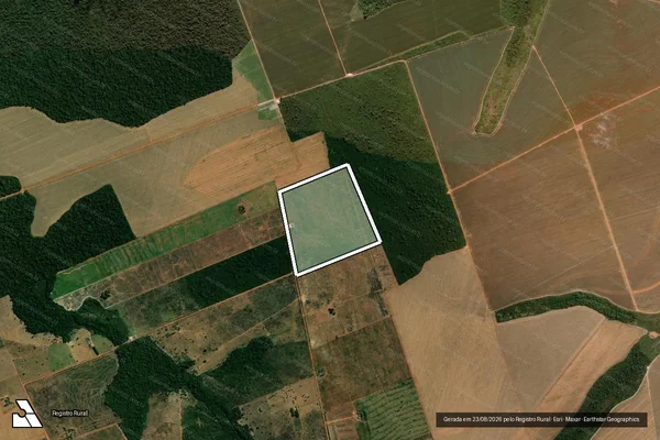 Imagem de satélite de PROJETO DE ASSENTAMENTO POUSO ALEGRE - LOTE 40 - Lote 40 P.A Pouso Alegre em São José do Rio Claro - MT