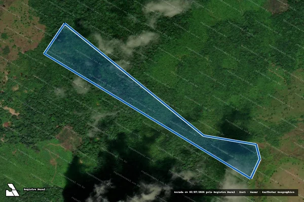 Imagem de satélite de FAZENDA FERREIRA - Parcela 1 em Luís Domingues - MA