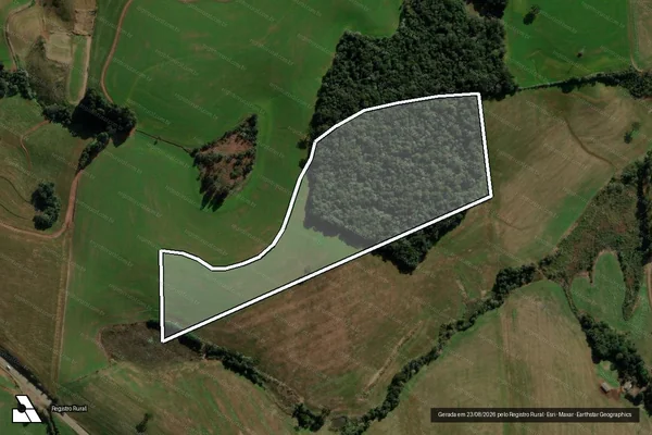 Imagem de satélite de Fazenda São Francisco de Sales ? Gleba 09 ? Lote 01 - PARCELA 01 em Mariópolis - PR