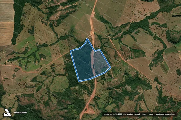 Imagem de satélite de Estância Bom Desejo em Jaciara - MT