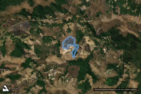 Imagem de satélite de ?Morais? - Gleba 3 em Ouro Preto - MG