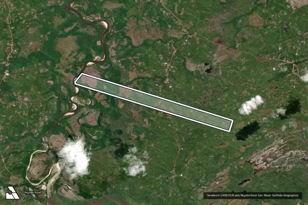 Imagem de satélite de Lagoa Bonita - Parte 1 em Cachoeira Grande - MA