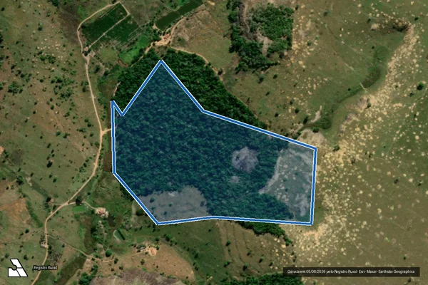 Imagem de satélite de FAZENDA BELA VISTA II - Parte 1 em Mucurici - ES