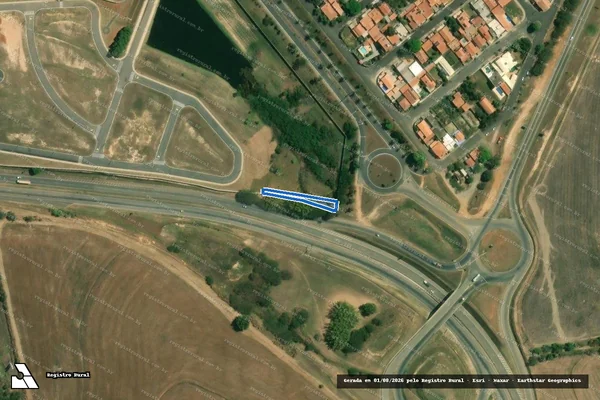 Imagem de satélite de 1000990-37 - Parte 1 em Tietê - SP