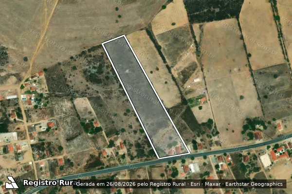 Imagem de satélite de SITIO ESTREITO - Parte 1 em Campina Grande - PB