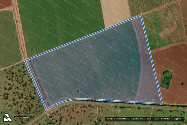 Imagem de satélite de FAZENDA IMBIRUSSÚ – ÁREA A em Costa Rica - MS