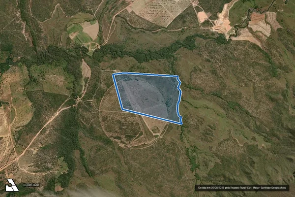 Imagem de satélite de LOTE 8-3 DO LOTEAMENTO RIBEIRÃO BONITO  - Parte 1 em Ponte Alta do Bom Jesus - TO