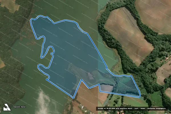 Imagem de satélite de Sem Denominação - Parte 1 em Araucária - PR