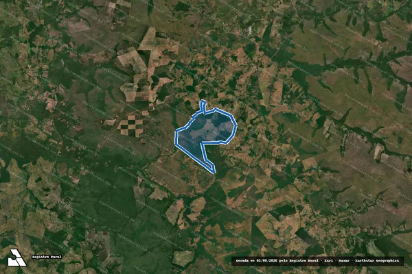 Imagem de satélite de Faz. Maranata, Lote Único, Gleba Cachoeirinha