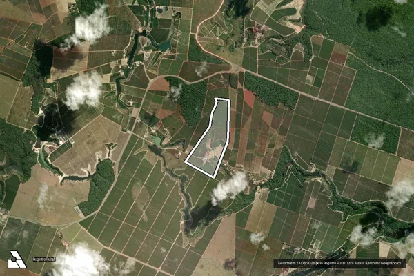 Imagem de satélite de SÍTIO CHAPADÃO - Parte 1 em Vila Valério - ES