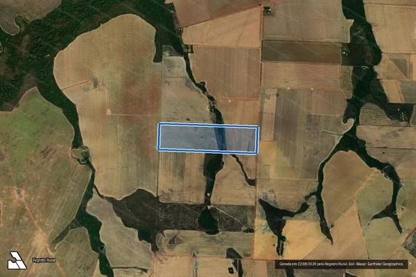 Imagem de satélite de Lote 49 PA Jaraguá - Lote 49 em Água Boa - MT