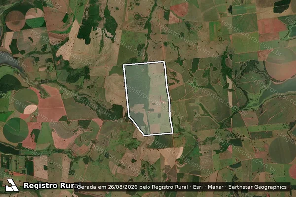 Imagem de satélite de FAZENDA SÃO FRANCISCO I_GLEBA 1 em Cardoso - SP