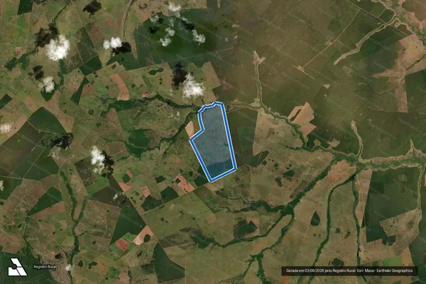 Imagem de satélite de Fazenda São Carlos / Única em Três Lagoas - MS