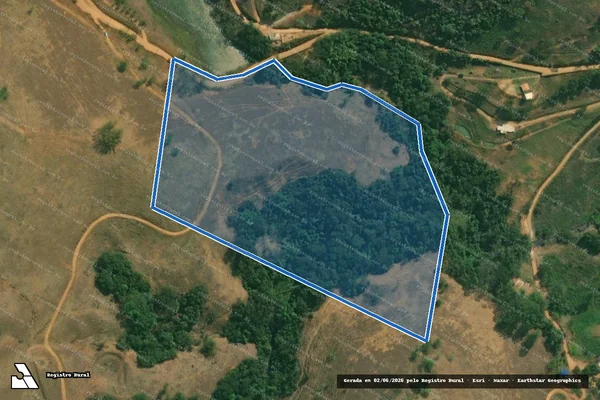 Imagem de satélite de FAZENDA DIAS MOREIRA - PARTE 03 em Itamarati de Minas - MG