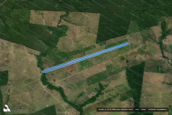 Imagem de satélite de FAZENDA ITABAIANA - LOTE 7 em Vila Nova dos Martírios - MA